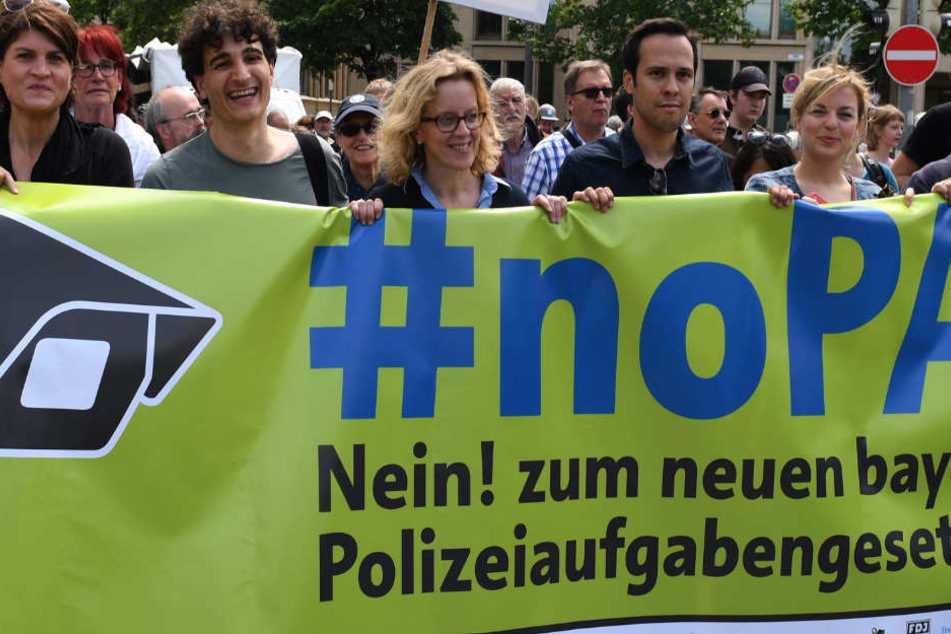 Natascha Kohnen (M.) und die Landtags-SPD haben Klage gegen das PAG eingereicht.