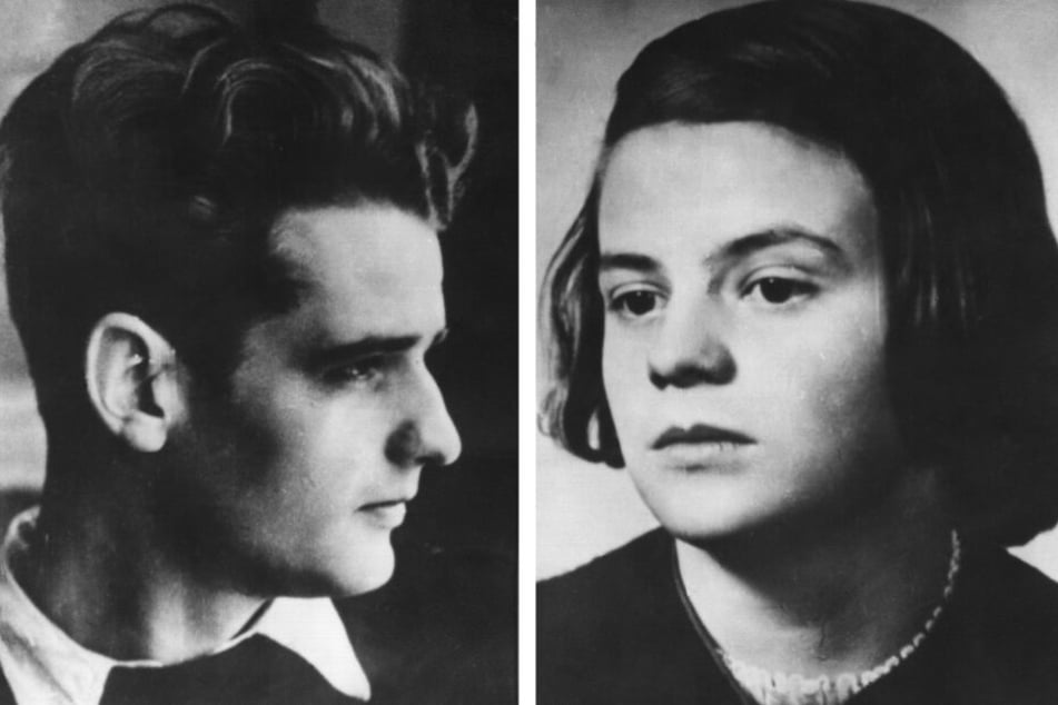 Hans und Sophie Scholl (undatierte Aufnahmen).