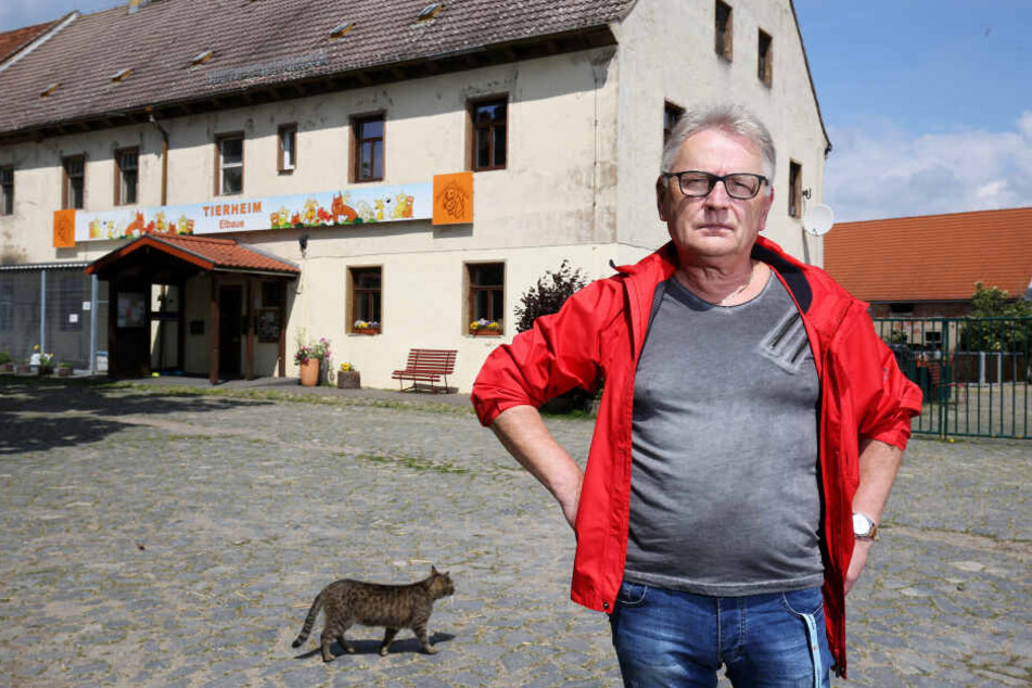 Uwe Prestel vom Tierheim Riesa.