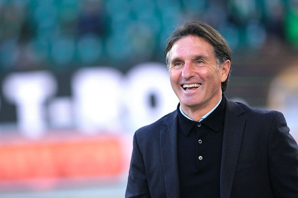 Mittlerweile hat Bruno Labbadia als Wolfsburger Trainer gut Lachen.