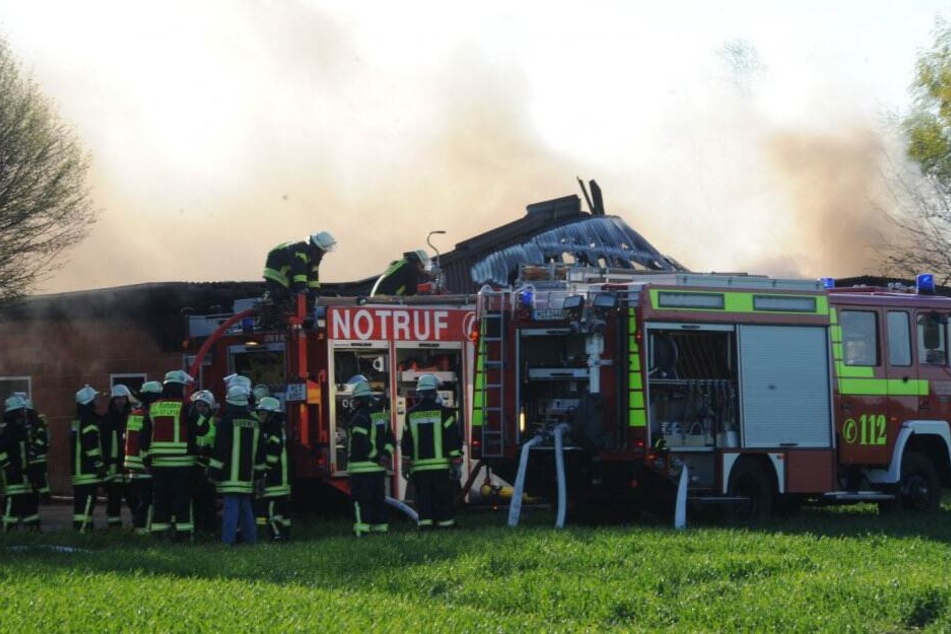 Zahlreiche Einsatzkräfte kämpften gegen das Feuer.