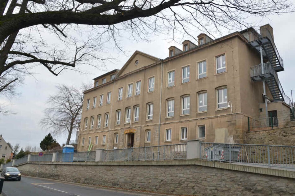 Die Grundschule in Klaffenbach wird derzeit teilweise saniert.