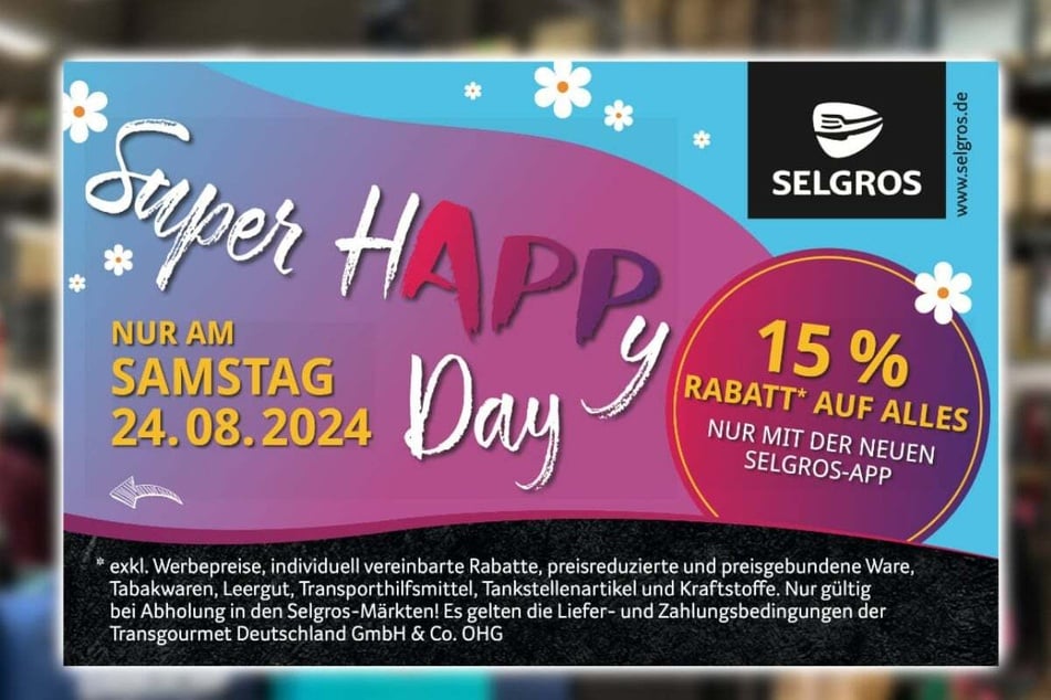 Achtung: Der 15 Prozent App-Coupon wird ausschließlich in der neuen Selgros App angezeigt.