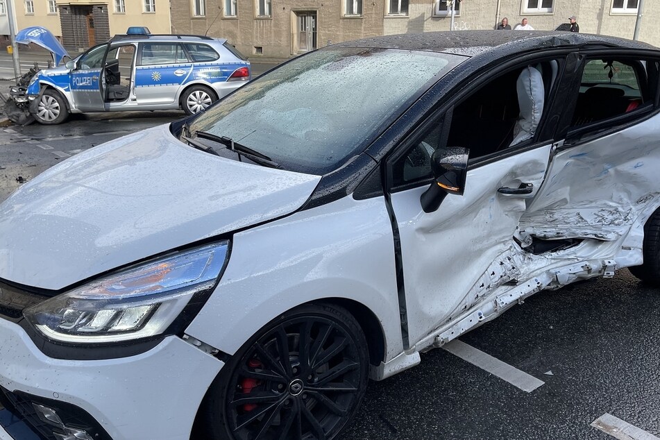 Der Unfall ereignete sich auf der Kreuzung Lutherstraße/ Melanchthonstraße.