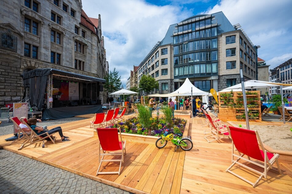 Auch Events wie der Burgplatz Sommer ziehen die Besucher auf den Burgplatz und somit auch in den Petersbogen.