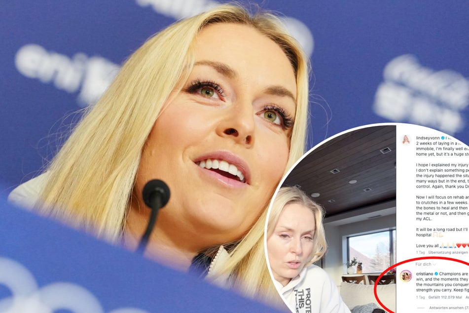 Dieser Kommentar unter dem Verletzungs-Update von Lindsey Vonn sorgt für Wirbel