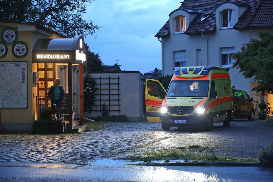 In der Küche des Restaurants "Albertheim" in Pesterwitz kam es am Freitag zu einer Explosion.