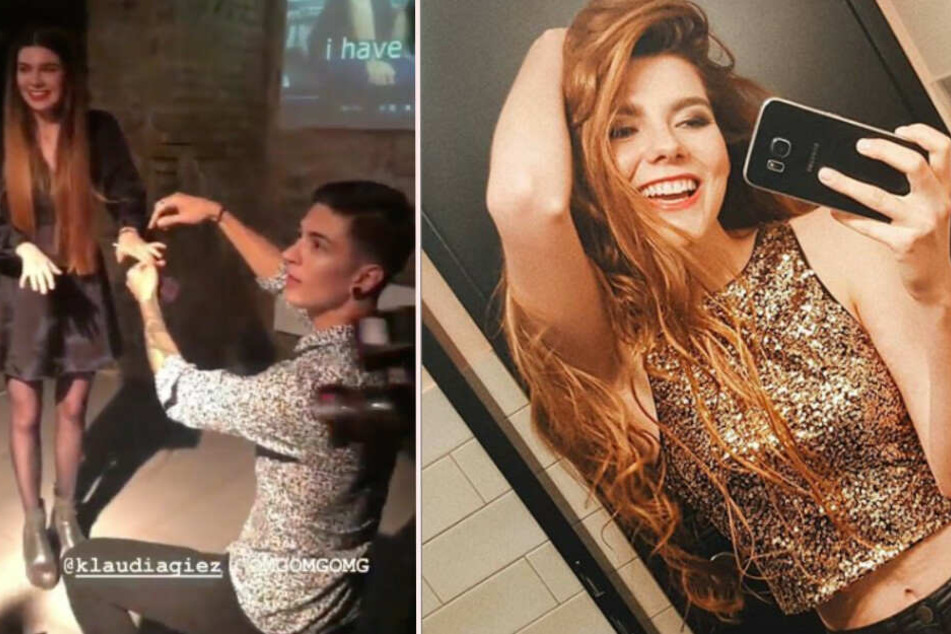 An ihrem Geburtstag machte Felipe Klaudia Giez den Antrag.