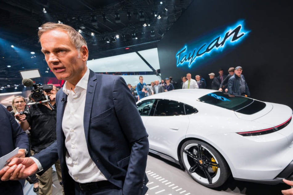 Porsche-Chef Oliver Blume auf der IAA in Frankfurt.