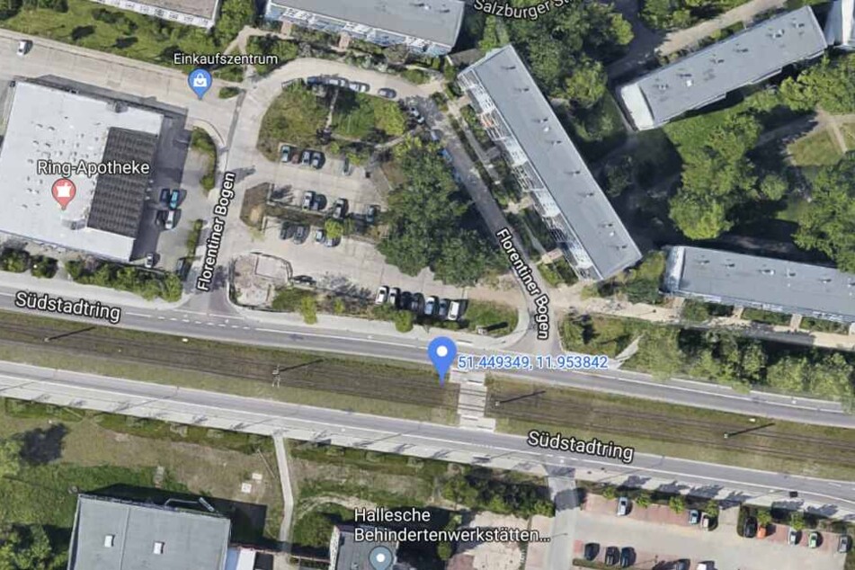 Der Unfall ereignete sich auf dem Südstadtring auf Höhe des Florentiner Bogens.