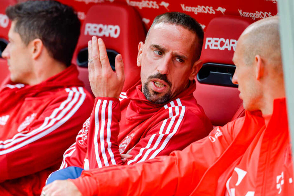 Der Franzose Franck Ribéry (M.) wurde beim FC Bayern München zu einer Legende des Vereins.
