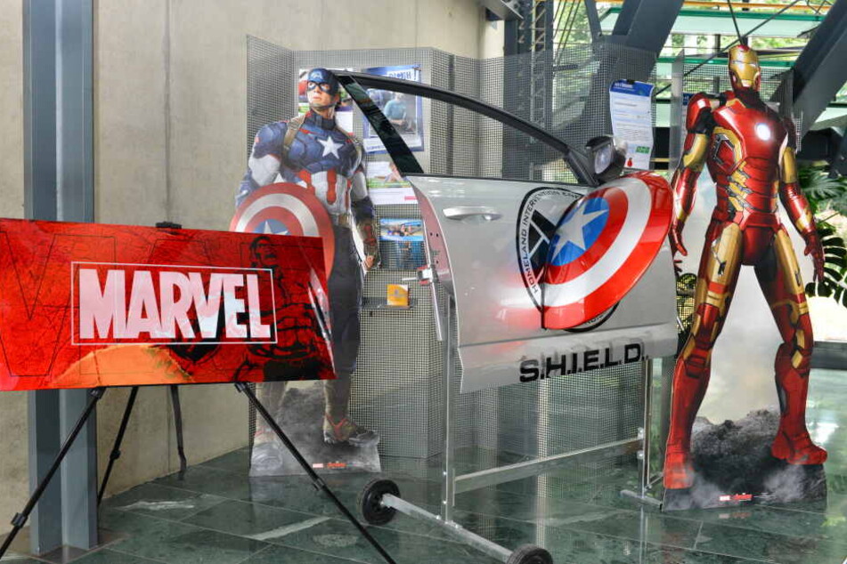 Für seine Meisterprüfung verwandelte Lackierer Viktor Wiegel (28) ein kaputtes Auto zum Marvel-Mobil.