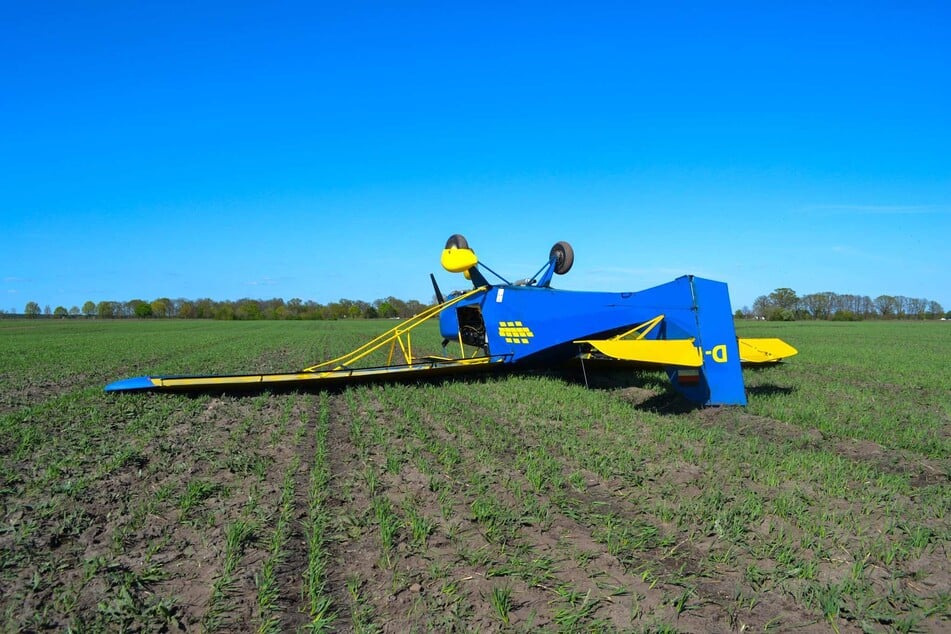 Kleinflugzeug in Sachsen abgestürzt