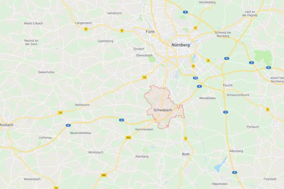 Der Vorfall ereignete sich in Schwabach.