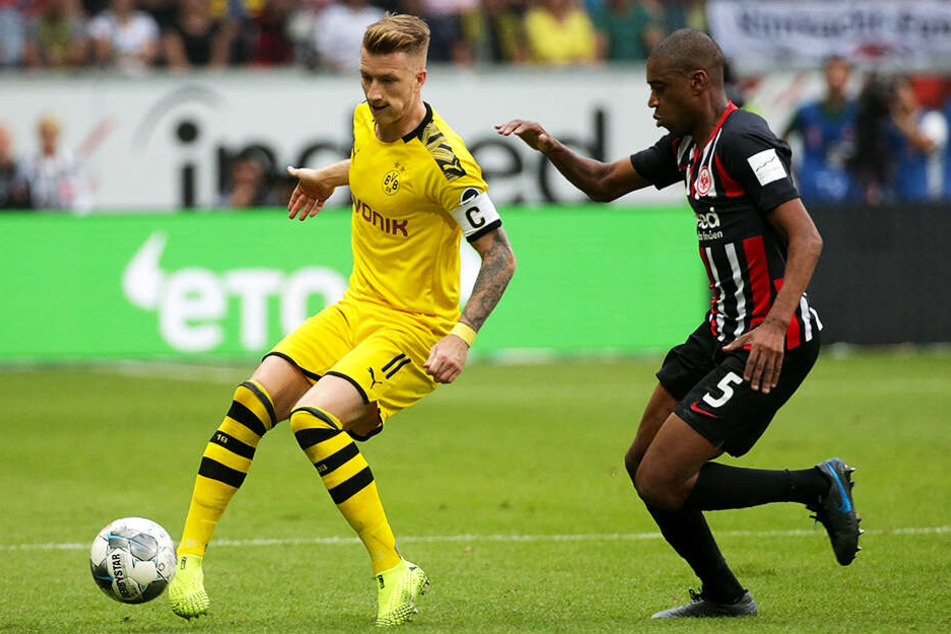 BVB-Kapitän Marco Reus (l.) platzte nach dem Spiel gegen Eintracht Frankfurt der Kragen.