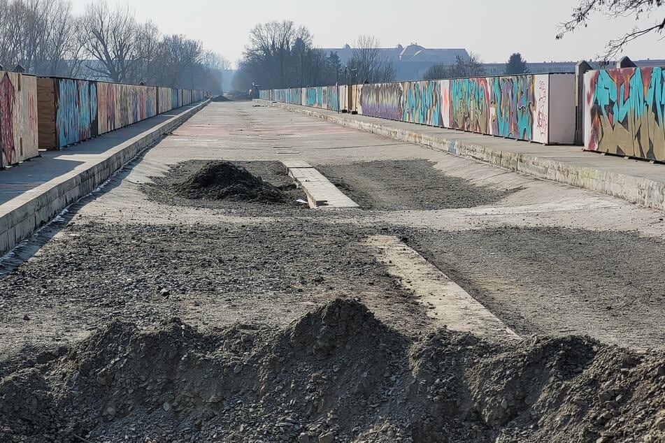 Auch auf dem Viadukt tut sich aktuell noch nicht so viel.