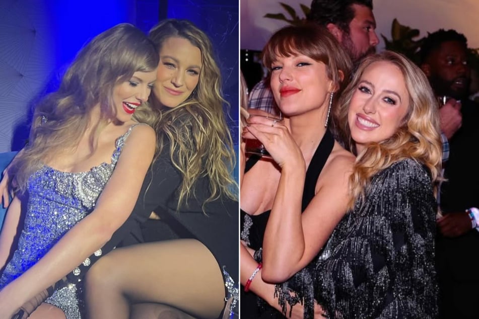 Taylor Swift (l.) defended her friendships with "cancelled" stars on her new album.