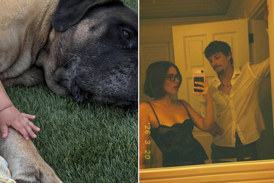 Millie Bobby Brown shared some photos with her husband Jake Bongiovi (r.) and their daughter in new Instagram post.