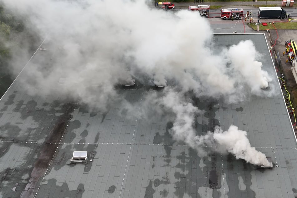 Die Feuerwehr war mit bis zu 100 Einsatzkräften vor Ort.