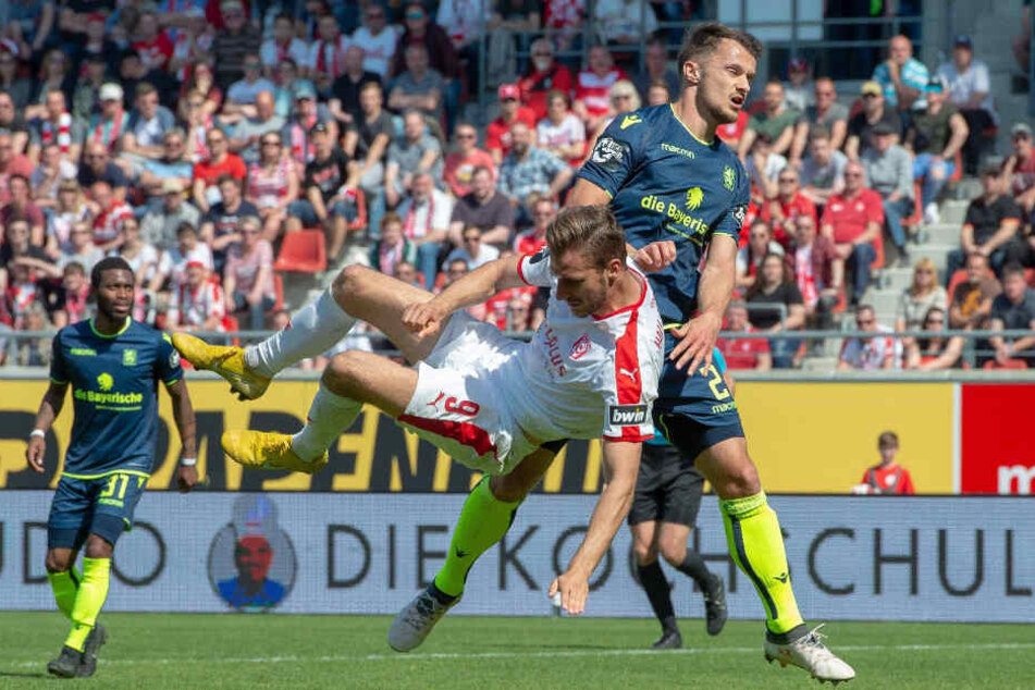 Der TSV 1860 München fand nie wirklich ins Spiel. Der HFC dominierte die Partie.