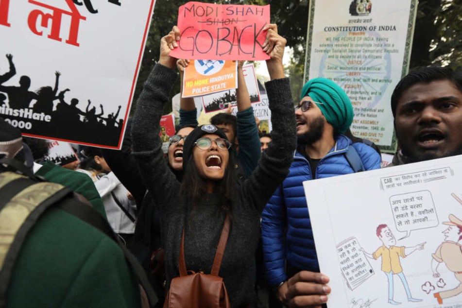 In Indien gibt es aktuell große Proteste gegen ein neues Einbürgerungsgesetz.