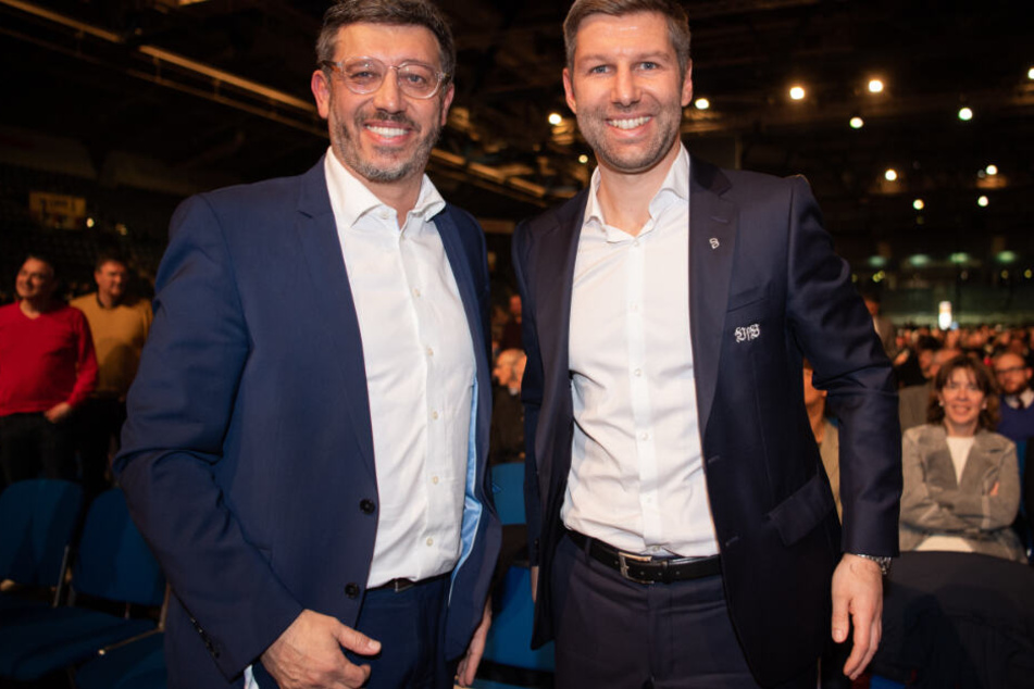 Der neue Präsident Claus Vogt (links im Bild) und der Vorstandsvorsitzende Thomas Hitzlsperger stehen für den Neuanfang beim VfB Stuttgart.