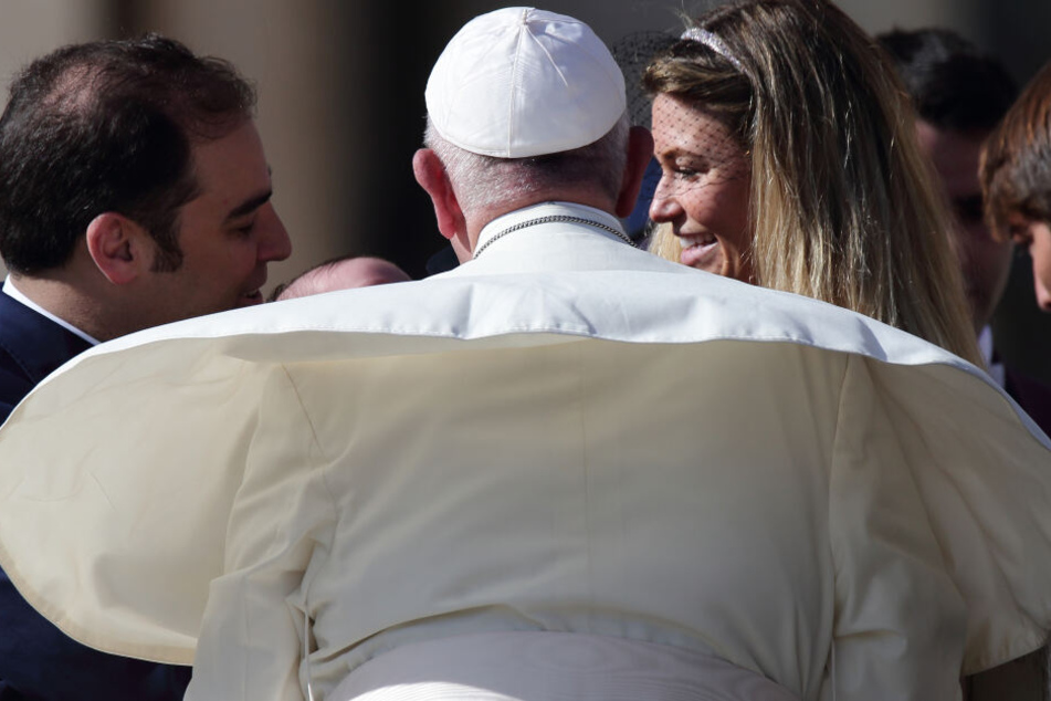 Papst Franziskus während einer Generalaudienz auf dem Petersplatz. (Archivbild)
