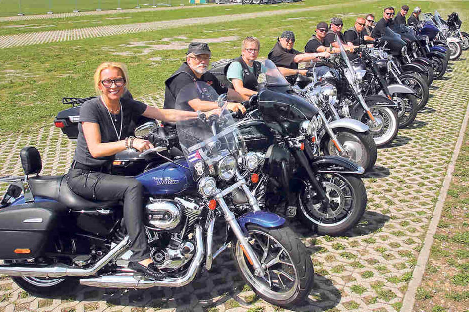 Diese harten Jungs (und ein Mädel) sind nur ein kleiner Vorgeschmack auf die
„Harley Days“ Anfang August in der
Rinne.