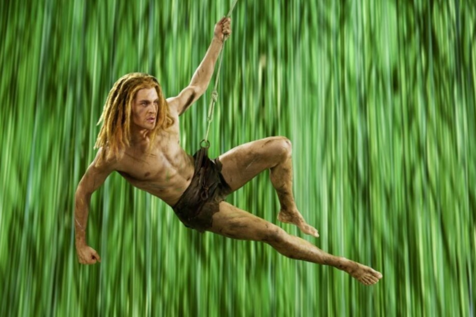 Die undatierte Aufnahme zeigt den Sänger und "Tarzan"-Darsteller Alexander Klaws während der Proben zum Musical "Tarzan" in Hamburg.