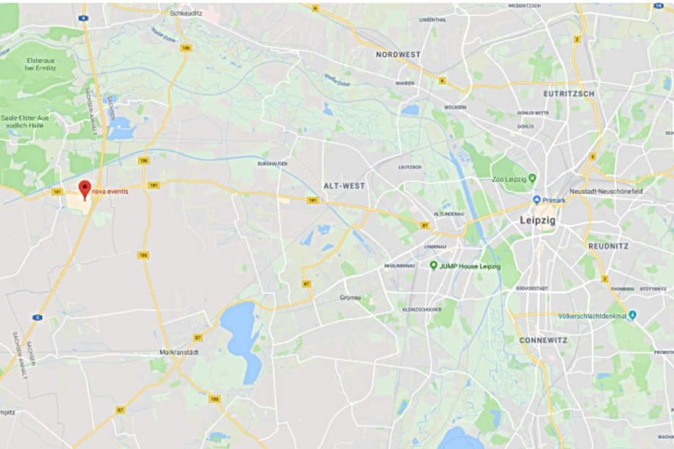 Das nova eventis liegt direkt an der A9-Ausfahrt Leipzig West/Günthersdorf.