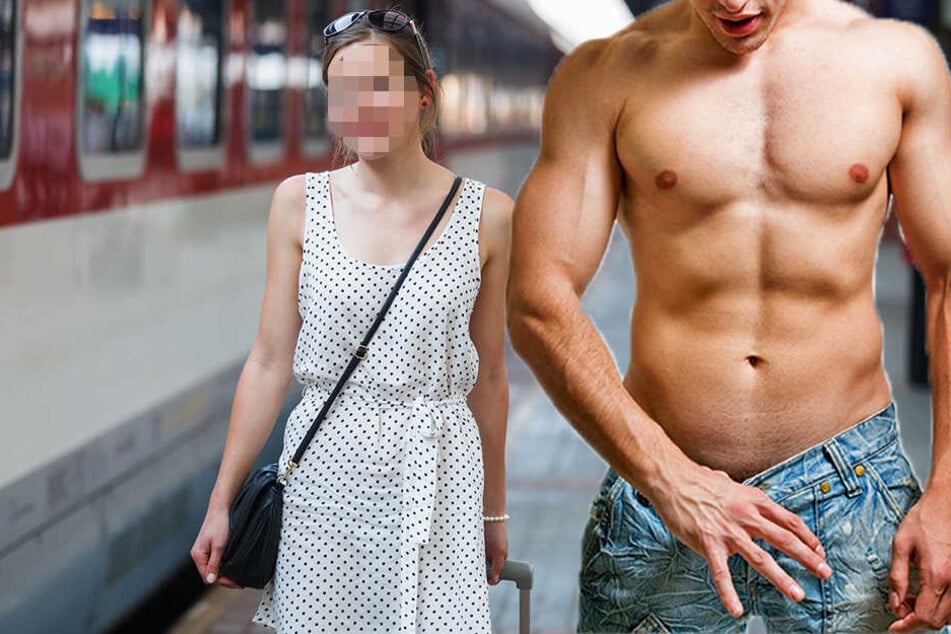 Der Mann zeigte sich der Frau (22) erst und fasste die 22-Jährige sogar noch an. (Symbolbild)