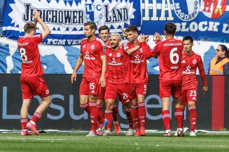 Nach 19 Minuten ging Fortuna Düsseldorf mit der ersten Torchance in Führung.