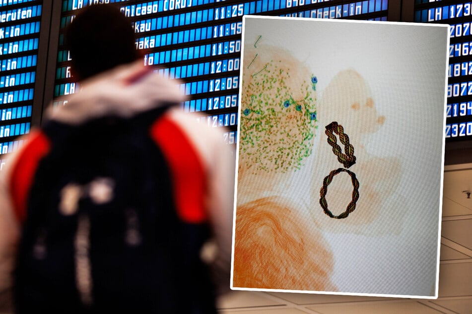 Zollbeamte haben am Münchner Flughafen in einem unscheinbaren Teddybären zwei Schmuckstücke entdeckt.