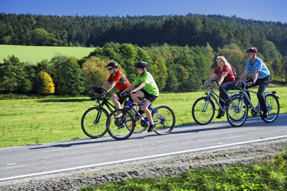 Ziel 2: Grenzüberschreitende Radwege sollen das sächsische Radwegenetz kräftig erweitern - im vogtländischen Bäderdreieck etwa.
