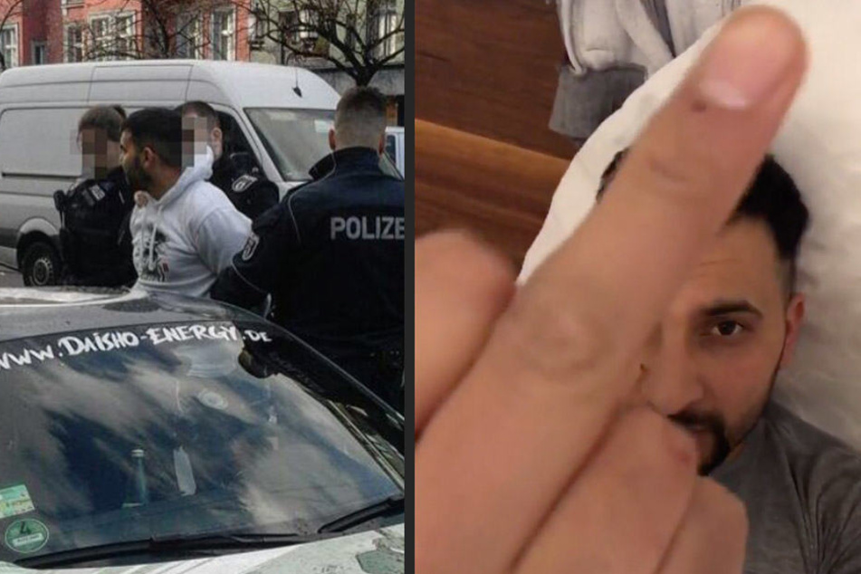 Nach dem Shitstorm wegen seiner Festnahme, zeigt Attila allen seinen Stinkefinger mit einem beherzten: "Fick dich".