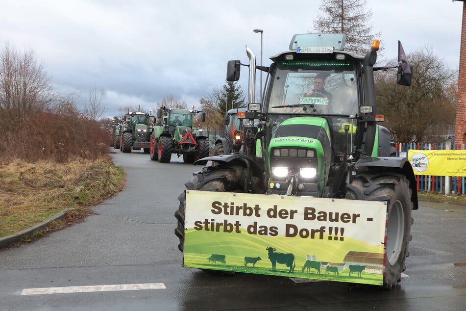 Wegen der Proteste kann es am Montag zu zahlreichen Verkehrseinschränkungen auf Thüringens Straßen kommen.
