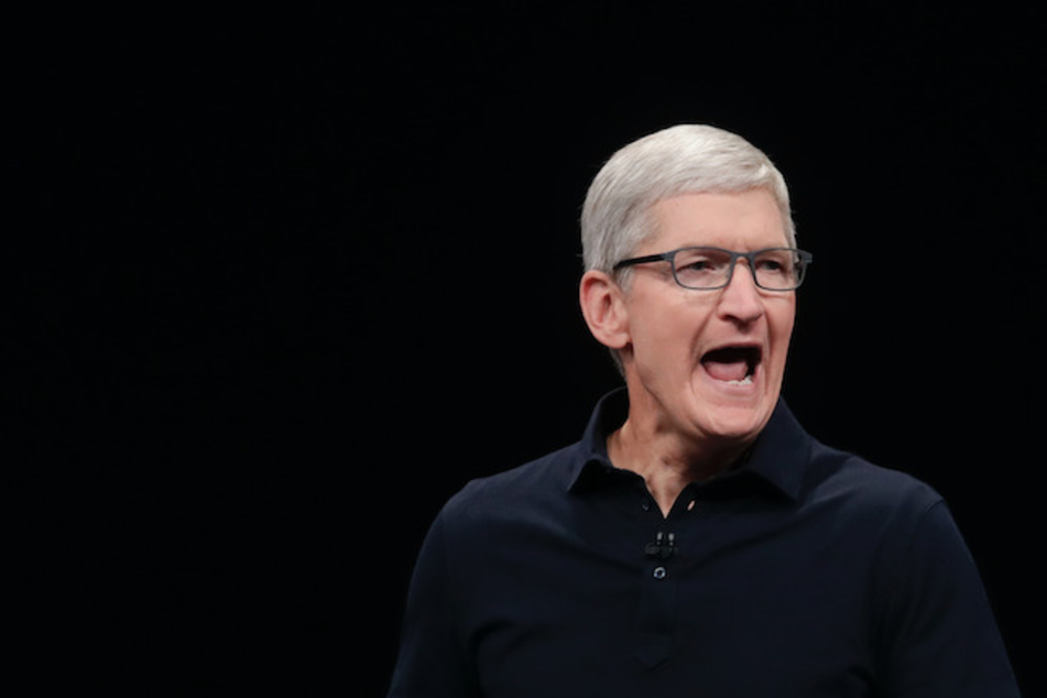 Tim Cook, Chef von Apple, freute sich über das neueste Konzernergebnis.