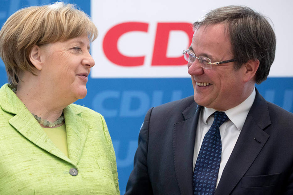 Armin Laschet (rechts) ist der CDU-Spitzenkandidat für NRW.