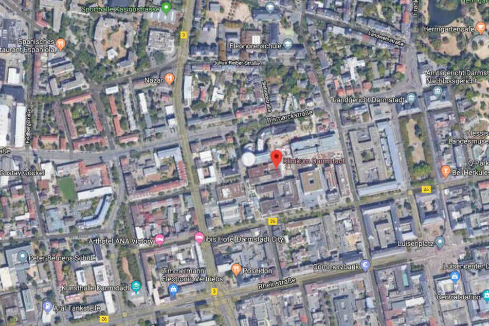 Zuletzt wurde der Vermisste am Freitagabend im Klinikum Darmstadt gesehen.