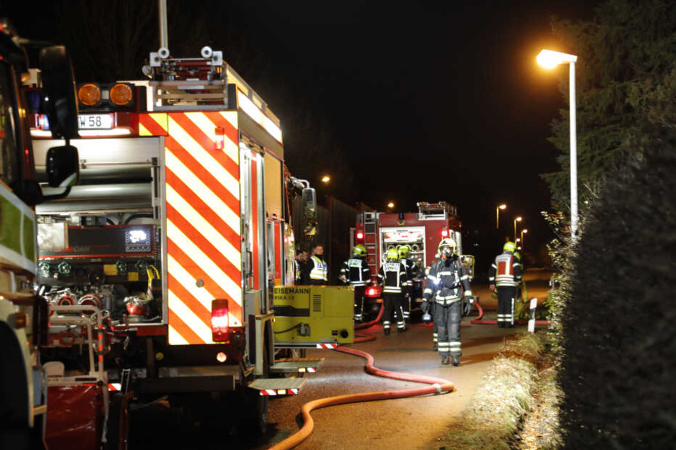 In einer Kleingartenanlage in Reichenhain hat es am Mittwochabend gebrannt.