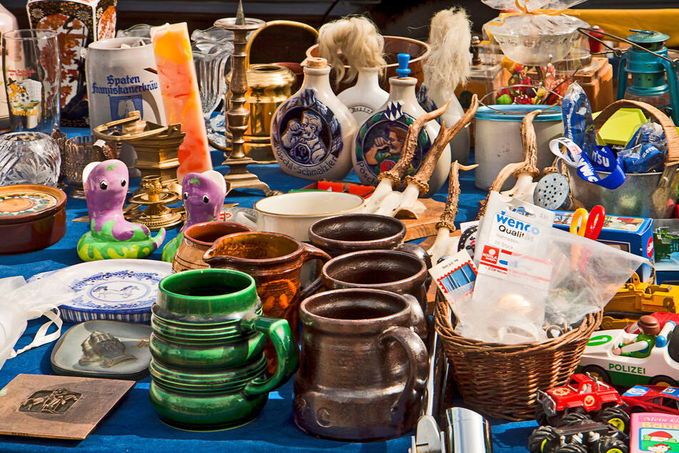 In Annaberg ist Trödelmarkt.