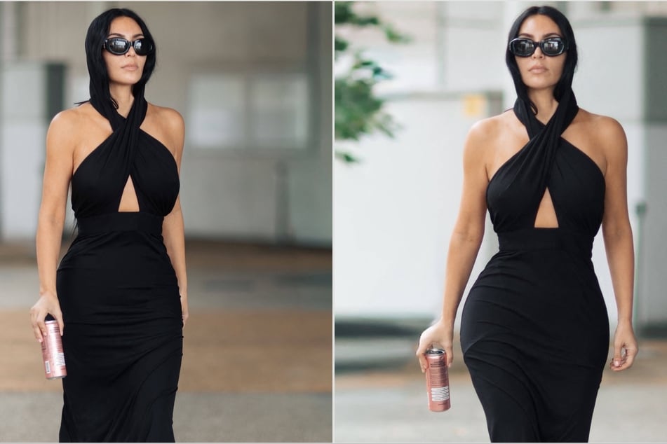 Kim Kardashian brushes off corset controversy with Venice Film Festival outing