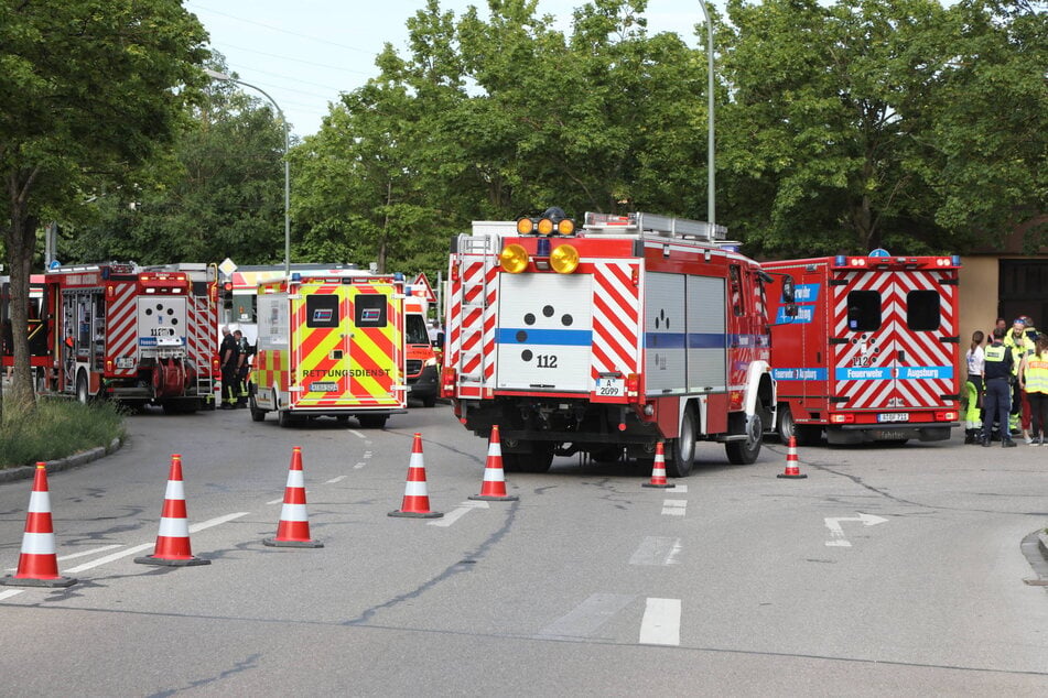 Ein Großaufgebot an Rettungskräften war im Einsatz.