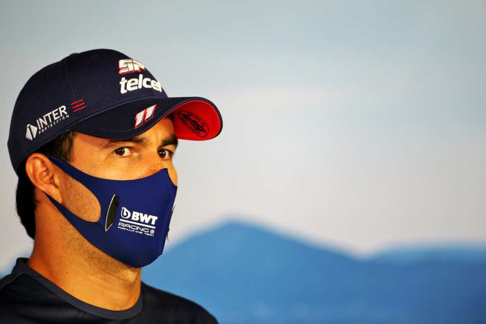 Sergio Perez (30) aus Mexiko vom Team Racing Point wurde positiv auf das Coronavirus getestet.
