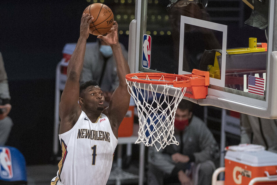 Zion Williamson scored 38 points in the Pelicans' win over the Cavs.