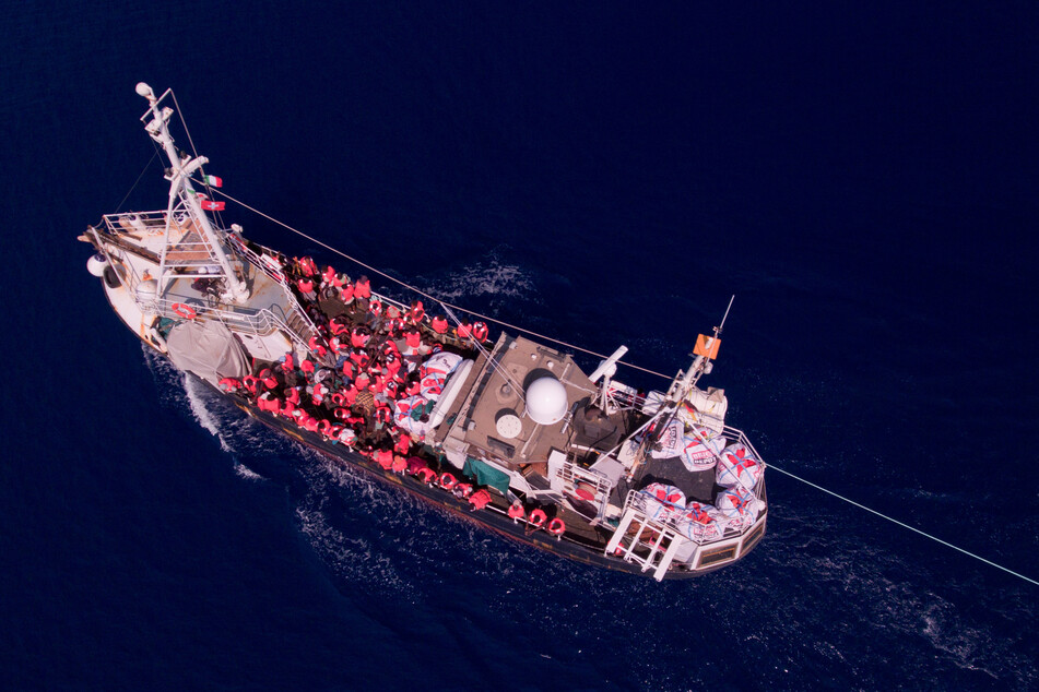 Ein Rettungsboot der "Mission Lifeline".
