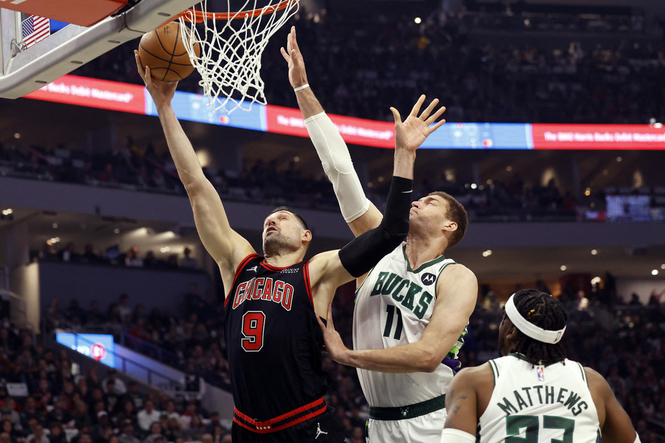 The Bulls' Nikola Vučević was a standout performer in a narrow loss for Chicago.