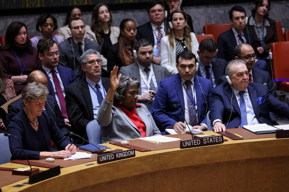 The US on Thursday used its Security Council veto to block full Palestinian membership at the United Nations.
