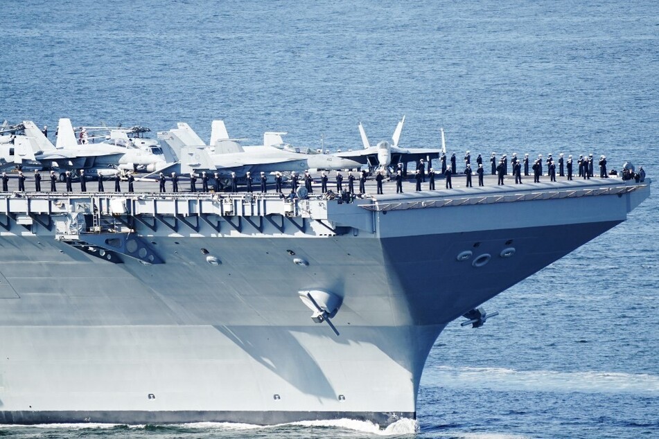 The aircraft carrier USS Gerald R. Ford and its accompanying warships are being sent to the eastern Mediterranean, the Pentagon said.