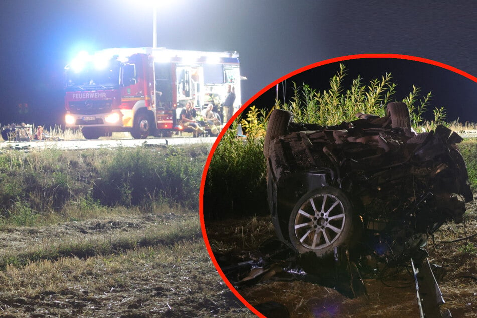 Frontalcrash auf B470: Drei Menschen sterben, ein Mann schwer verletzt
